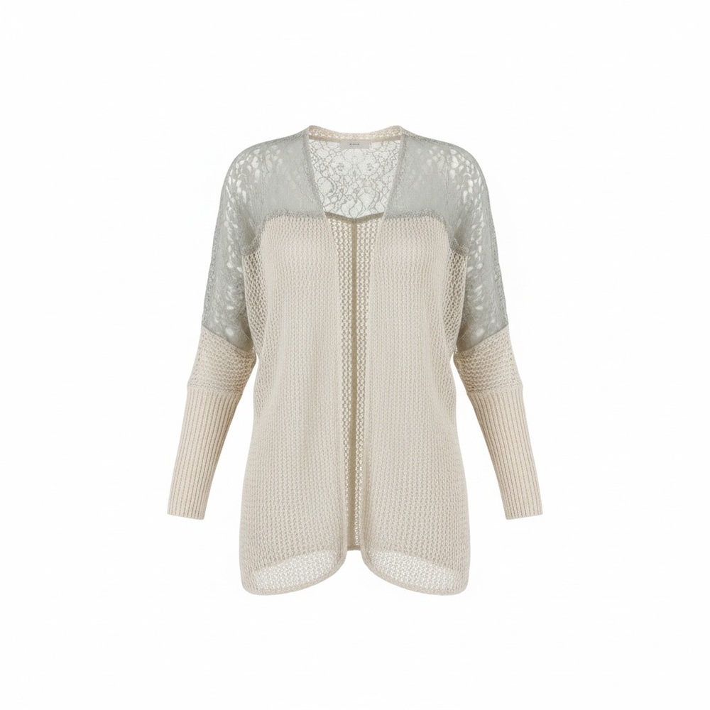 Free People Cream and Gray Cardigan - Picture 4 of 4